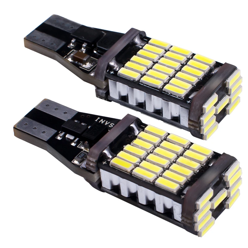 

T15 LED Canbus Bulbs Decode LED Canbus T15 4014 45smd Super bright canbus LED for car turn signal reversing brake light 2pcs