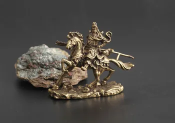 

Bronze carving handicraft of Guan Yuguan, the God of wealth