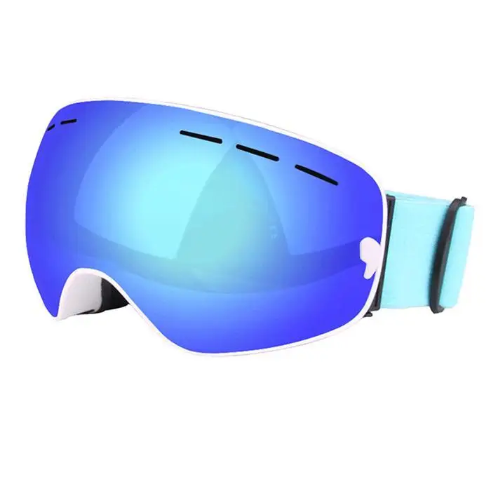 New Unisex Double Layers Anti-condensate Big Outdoor Mask Ski Snow TPU Snowboard Polyester Goggles