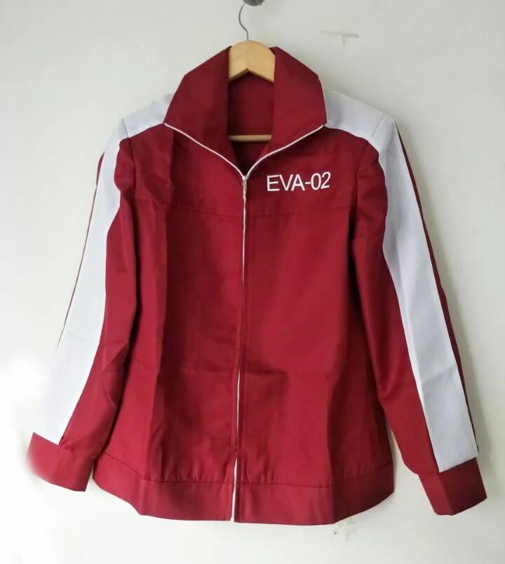 Anime EVA Asuka Langley Soryu Cosplay Costume Hoodie jacket coat Tailor Made