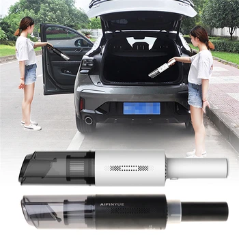

6000PA Handheld Vacuum Strong Suction High Power 120W Wired/Wireless Car Charger Vacuum Cleaner Auto Home Pet Hair Cleaning
