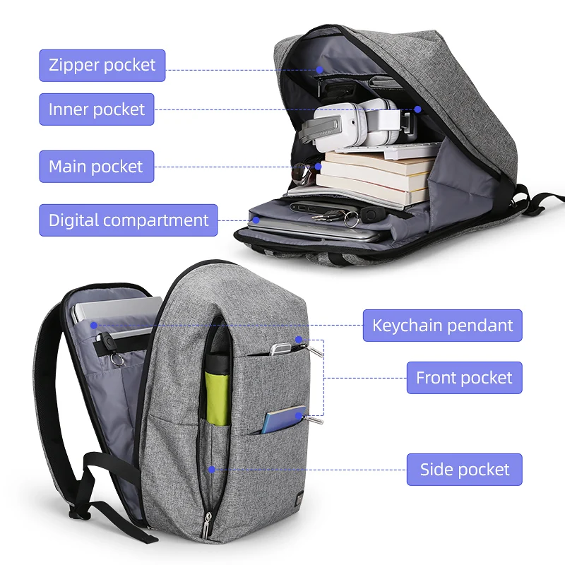 Мужской водоотталкивающий рюкзак Mark Ryden повседневный вместительный для ноутбука