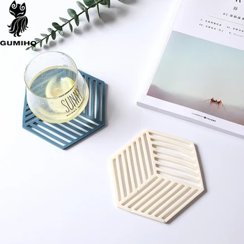 

Durable Creative Coaster Insulation Pad Anti-hot Pad Home Non-slip Dining Silicone Placemat Bowl Drink Coasters Drop Shipping