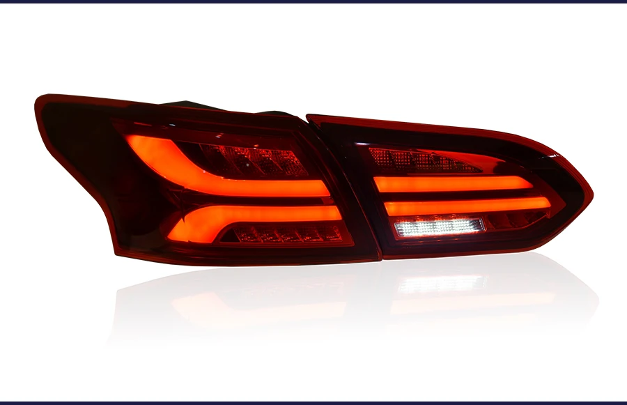 Taillight Assembly for Ford Focus MK3.5 2014-2018 Focus Sedan LED running light LED brake light LED sequential turn signal - AliExpress