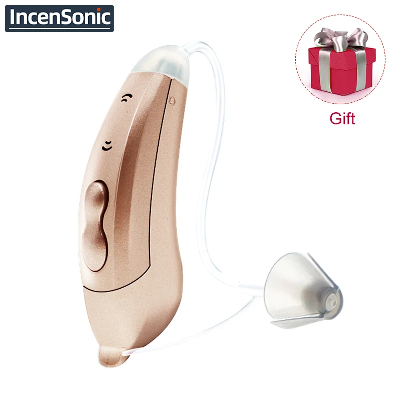 Слуховой аппарат IncenSonic аудиофоны для глухости усилитель звука Регулируемые