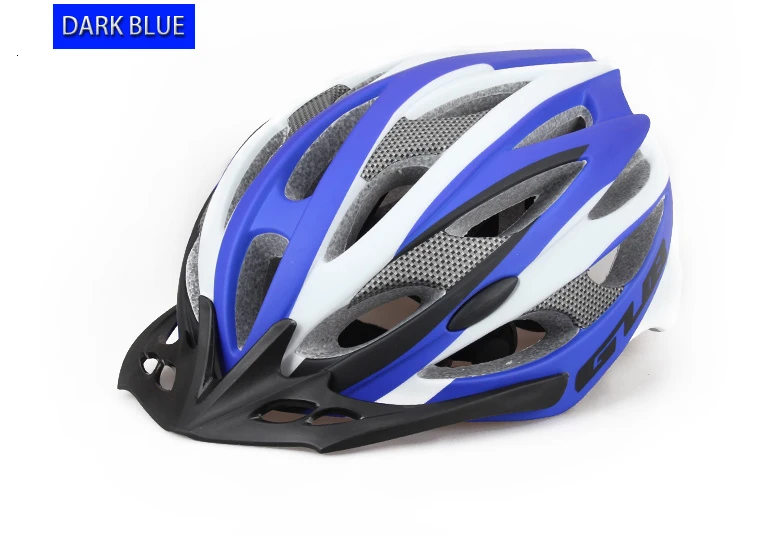 DD супер большой цельный литой велосипедный шлем 28 прочный воздушный с отверстиями, велосипедный защитный шлем для горного велосипеда - Цвет: dark blue