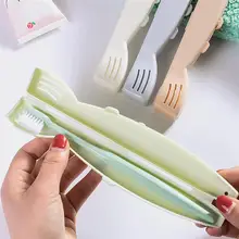 OUNONA пластиковый футляр для зубной щетки дорожная портативная зубная щетка коробка для зубной щетки держатель для хранения зубной щетки для путешествий на открытом воздухе Пешие прогулки
