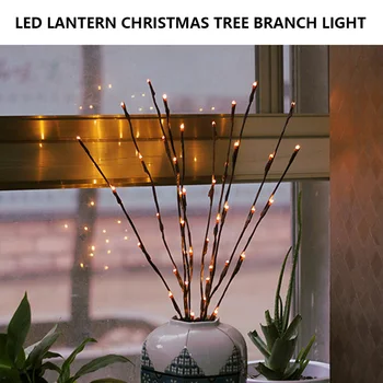 

Artificial Brown T w i g B r a n c h with Fairy Light Willow B r a n c h Light Christmas Room Wedding Spring Decoration
