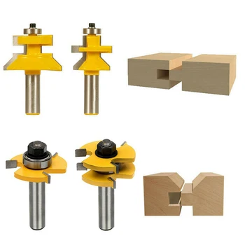 

Tongue & Groove Router Bits Chisel Milling Cutter Woodworking Tools Cutting