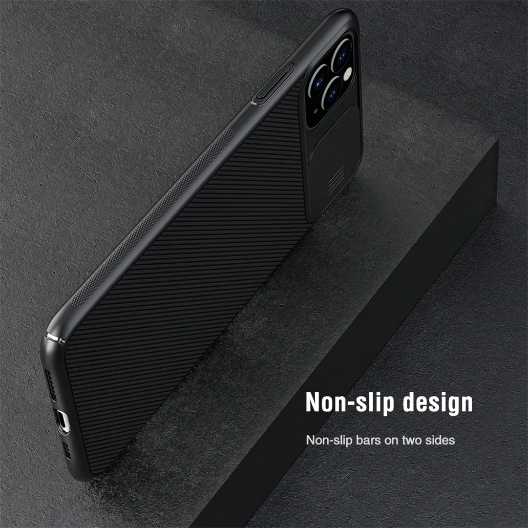 20 шт./партия для iPhone 11 11 Pro Max чехол NILLKIN CamShield чехол слайд-камера защита конфиденциальности Классическая задняя крышка