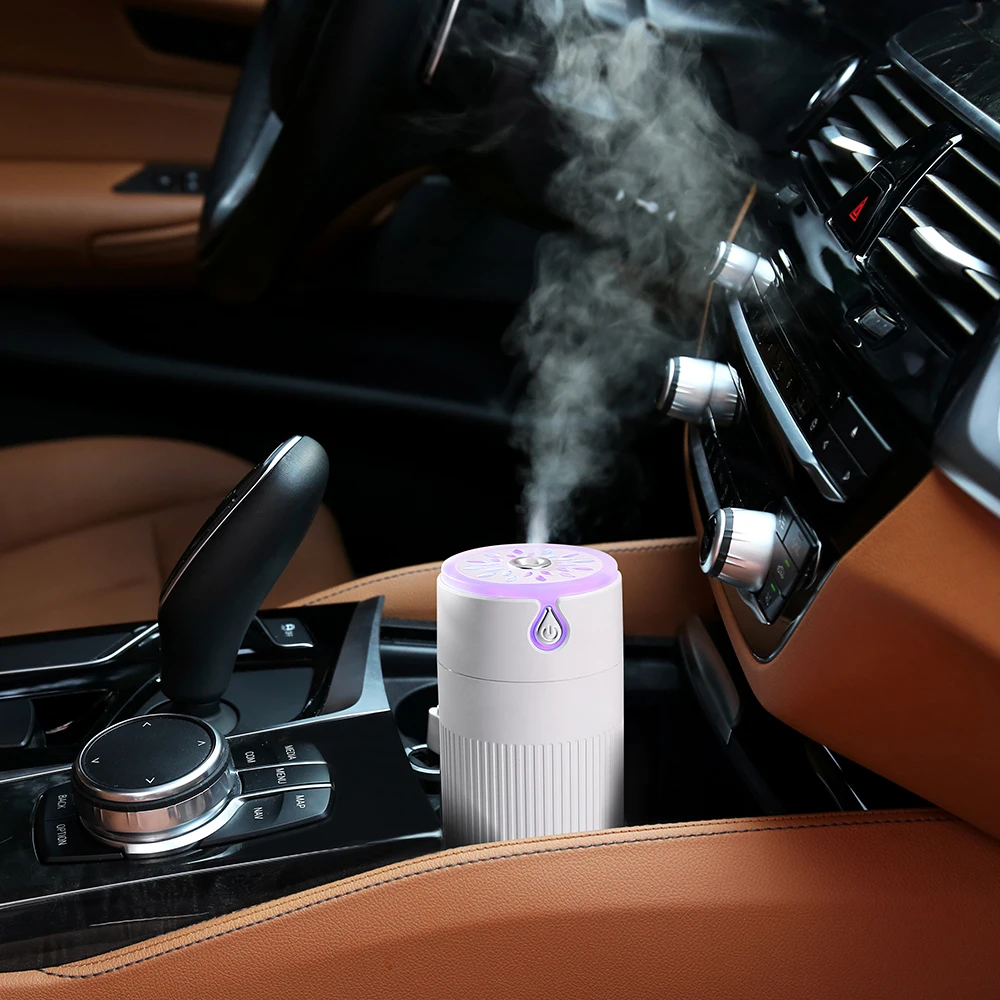 2019 neue Usb luftbefeuchter fюr Авто 420 мл Ultraschall аtherisches therapтерапия ол диффузор Mit Bunte Lampe Nebel