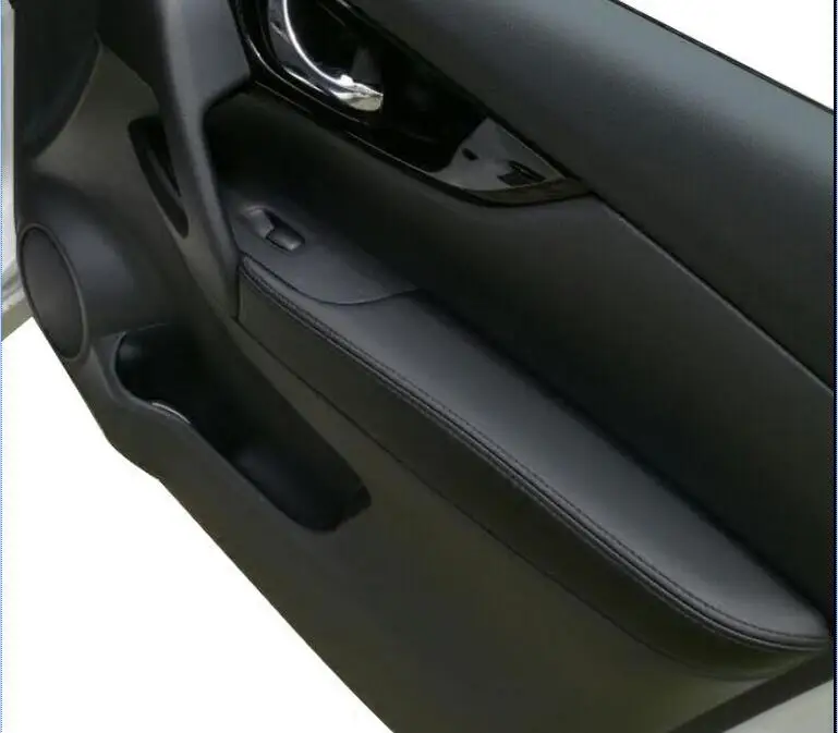 Мягкая кожаная Дверная панель подлокотника крышка для Nissan Qashqai J11 встроенный в дверь автомобиля подлокотник поверхностного покрытия для Qashqai