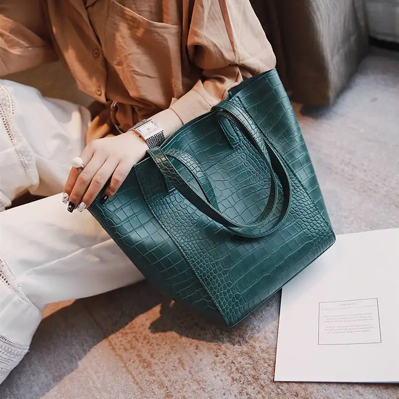

[A4 textbooks can be installed] female ins big bag 2019 new Korean version of the wild large-capacity shoulder bag