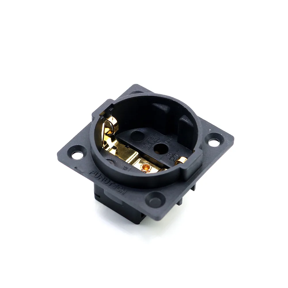 FURUTECH FI-E30 NCF  R  Power Plug Schuko Type F Rhodium Plated Pure Copper 11336