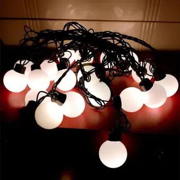 

20 LEDs Round Ball String Light Plug In Bulb Waterproof Holiday Party Home Porch