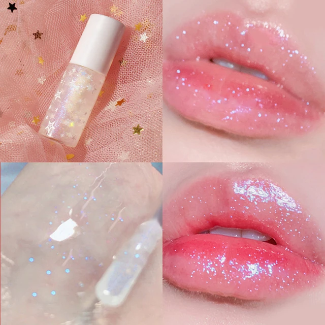 6 Colors Oil Sexy Cute Glitter Lip Balm Liquid Lipstick Waterproof  Moisturizing Plumper Women Lip Gloss Lip Balm For Summer - AliExpress