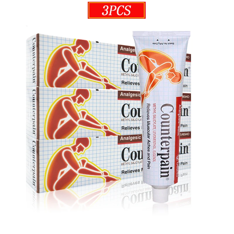 3PCS 120g Thailand Counterpain Warm Analgesic Balm Relieves Muscle Aches And Rheumatoid Arthritis Ointment Body Massage Plaster | Красота и