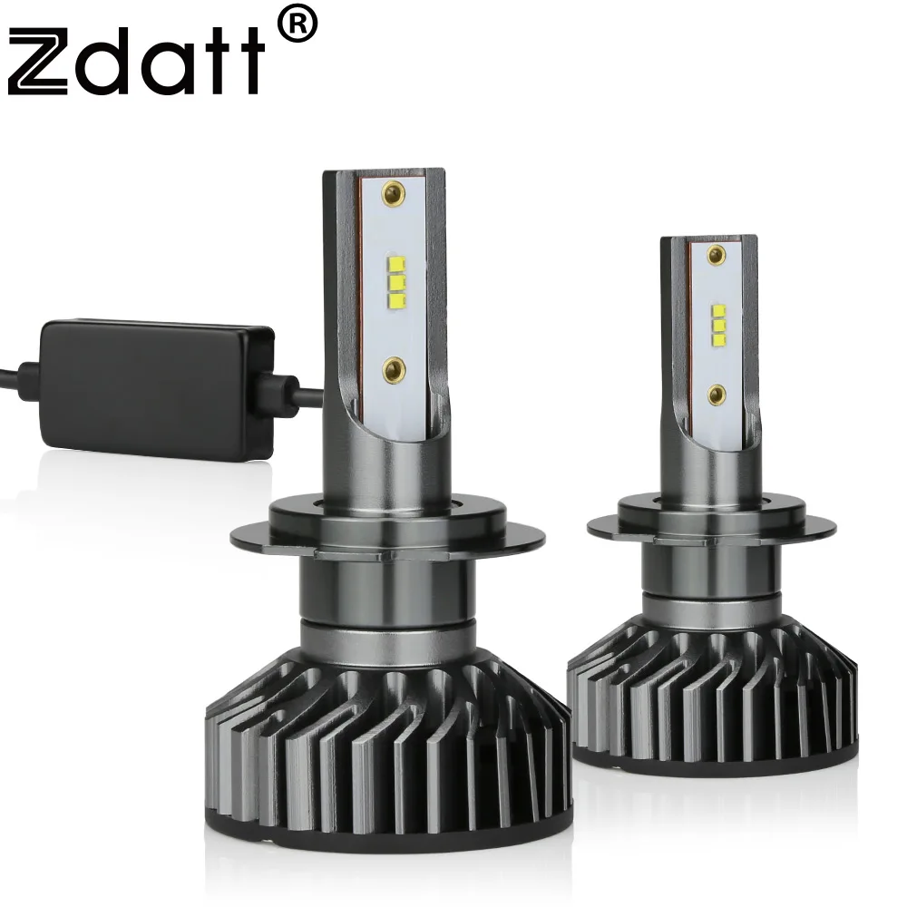 Светодиодный светильник Zdatt H7 светодиодный H1 H4 H11 9005 9006 H8 H9 880 12000 лм 100 Вт 6000 К 12 В |