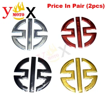 

3D PVC Reflective Strong Glue Tank Side Cover Fairing Logo Emblem Sticker Decal For KAWASAKI H2 NINJA H2R Red Gold Black Silver