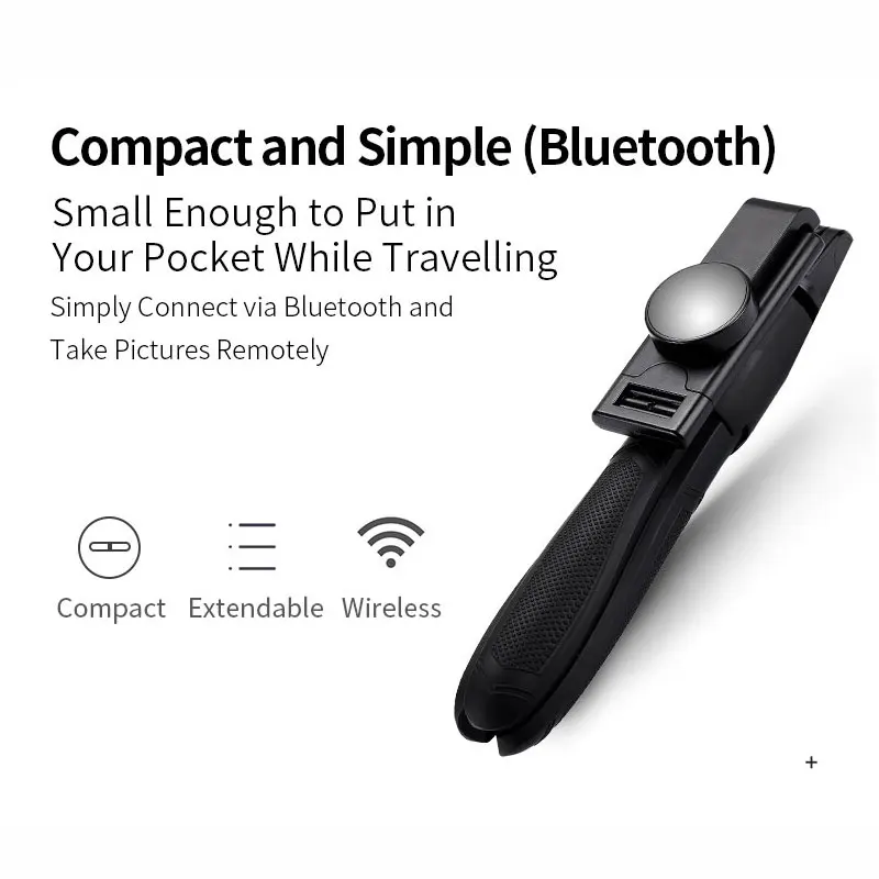 Fashion Foldable Shutter Remote Controller bluetooth Flexible Selfie Stick Tripod for smartphone Mobile Camera