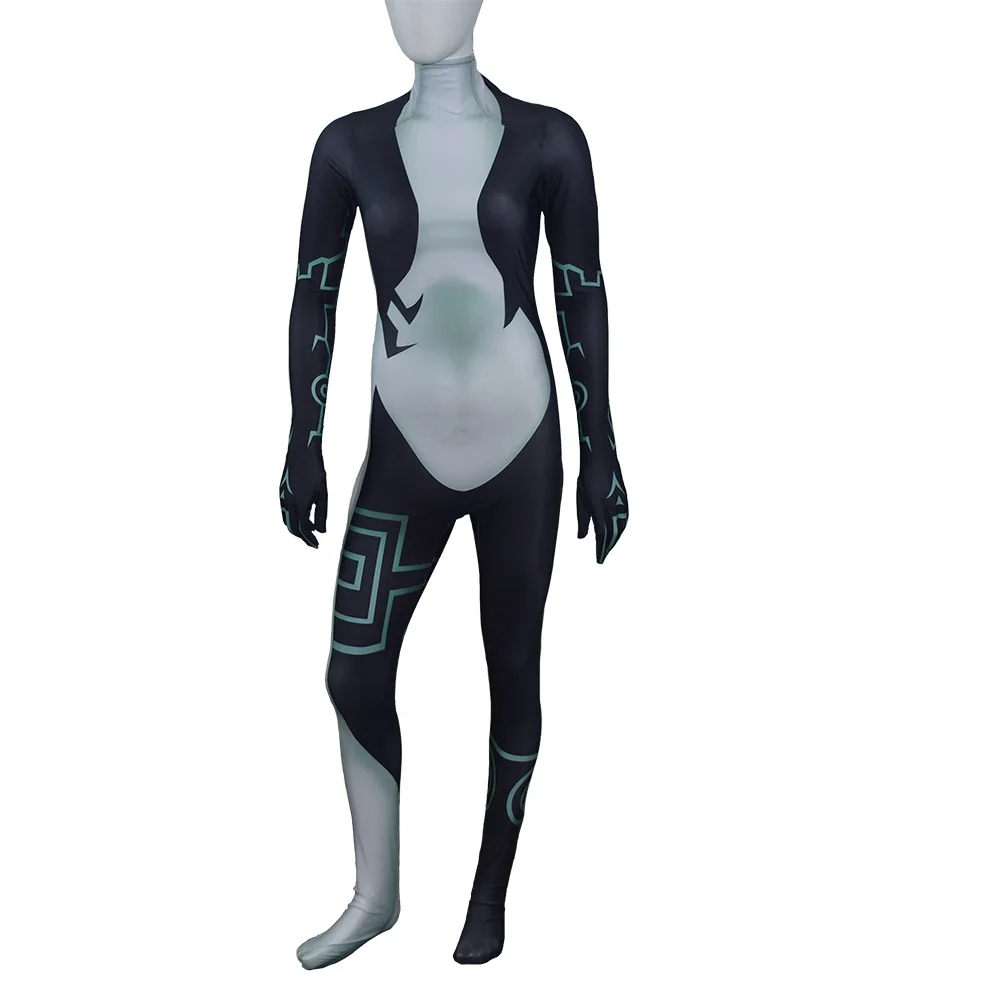 Легенда о Зельде Сумеречная принцесса Midna Fullbody ссылка Zentai костюм костюмы для