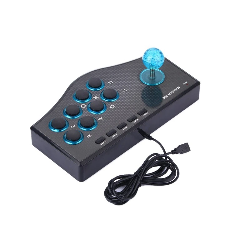 USB Wired Game Controller Game Rocker Arcade Joystick USBF Stick for PS3 Computer PC Gamepad Gaming Console