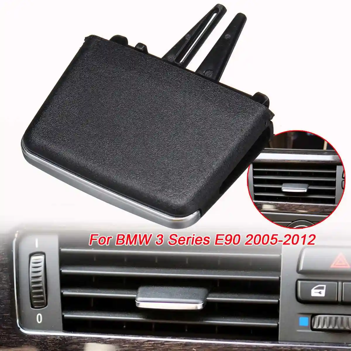 Panel de control de salida de ventilación de aire Cubierta Trim Para BMW 3 Series E90 318 320 325 11 T3 SIL
