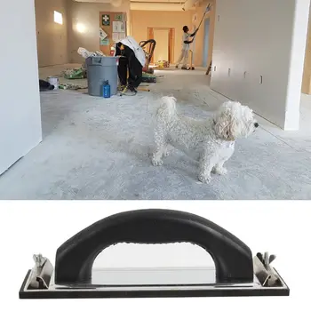 

Handheld Sander Block Sandpaper Frame Holder Trowel Aluminum Clips Abrasive Tool
