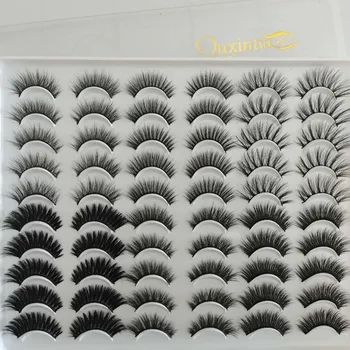 

30 pairs natural 3D false eyelashes Fluffy Thick lashes makeup kit Mink Lashes extension mink eyelashes maquiagem