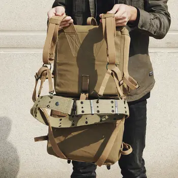 

tomwang2012. WWII WW2 US ARMY SOLDIER FIELD EQUIPMENT M1941 BACKPACK With Belt COMBINATION EQUIPMENT WAR REENACTMENTS