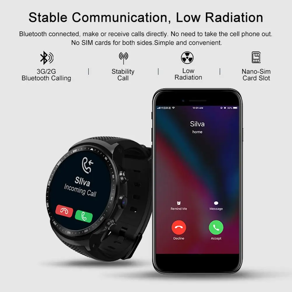 New Zeblaze Thor PRO Smart Watch MTK6580 1.0GHz 1GB+16GB Smart Watch BT 4.0 Wearable Devices Pedometer for Fitness Sport Watch