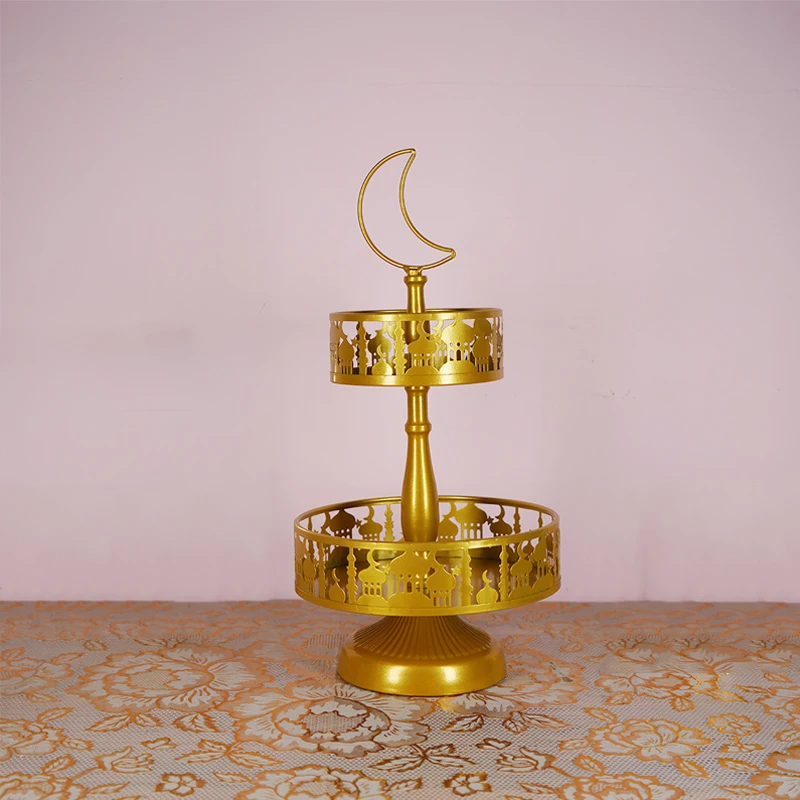 

Ramadan Food Tray Eid Mubarak Decoration Fruit Candy Cupcake Dispaly Holder Tary For Islamic Muslim Eid Al-Fitr Party Ornaments