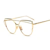 Fashion Glasses Women Vintage Cateye Eyeglasses Frame Metal Myopia Optical Eyewear Transparent Lens Comfort Light Spectacle ► Photo 2/6