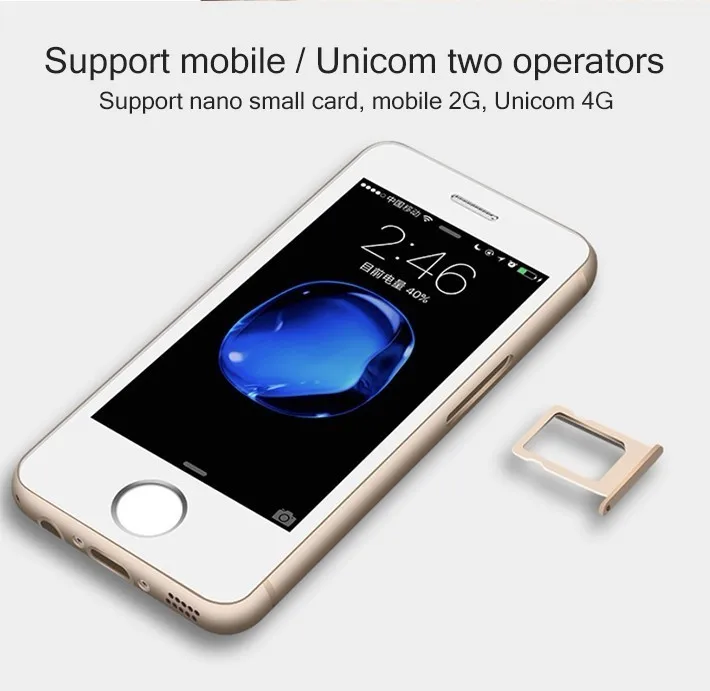 Melrose S9P мини телефон на базе Android 2 5 &quotMT6580 четырехъядерный 6 0 1GB 8GB 2.0MP 3g WCDMA