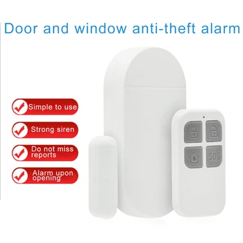 

Door Window Alarms Entry Security Wireless Remote Control Door Sensor Alarm Host Burglar Security Alarm System Security Burglar