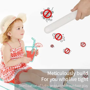 

2w Handheld Uv Germicidal Lamp Disinfection Lamp Portable Home Travel Ultraviolet Disinfection Lamp For Home Clean