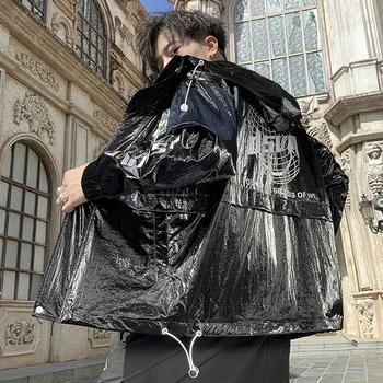 

New Jacket Men 2020 Fashion Zipper Bomber Jacket Long Sleeve Casual Jackets Bomber Baroque Party Wear High Qualiy Big Size