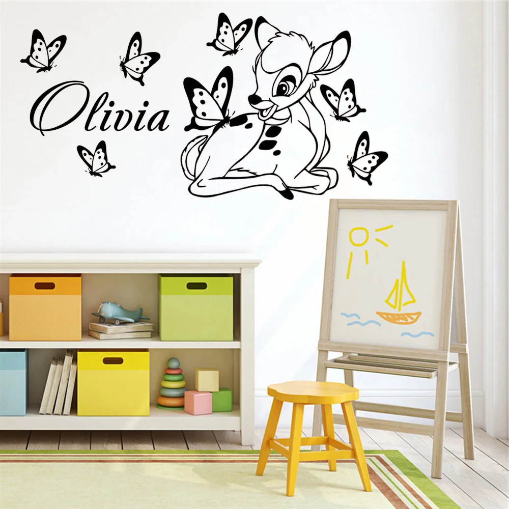 Colorful Custom Name Wall Sticker Decal For Babys Room Personalized  Stickers