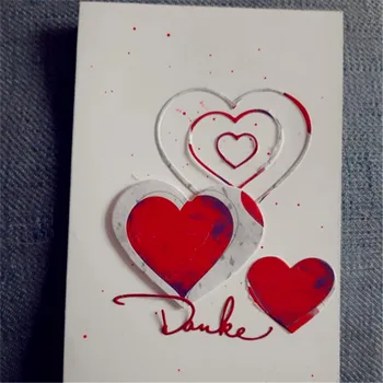 

Heart-shaped ring Metal Cutting Dies Stencils For DIY Scrapbooking Decorative Embossing Handcraft Die Cutting Template