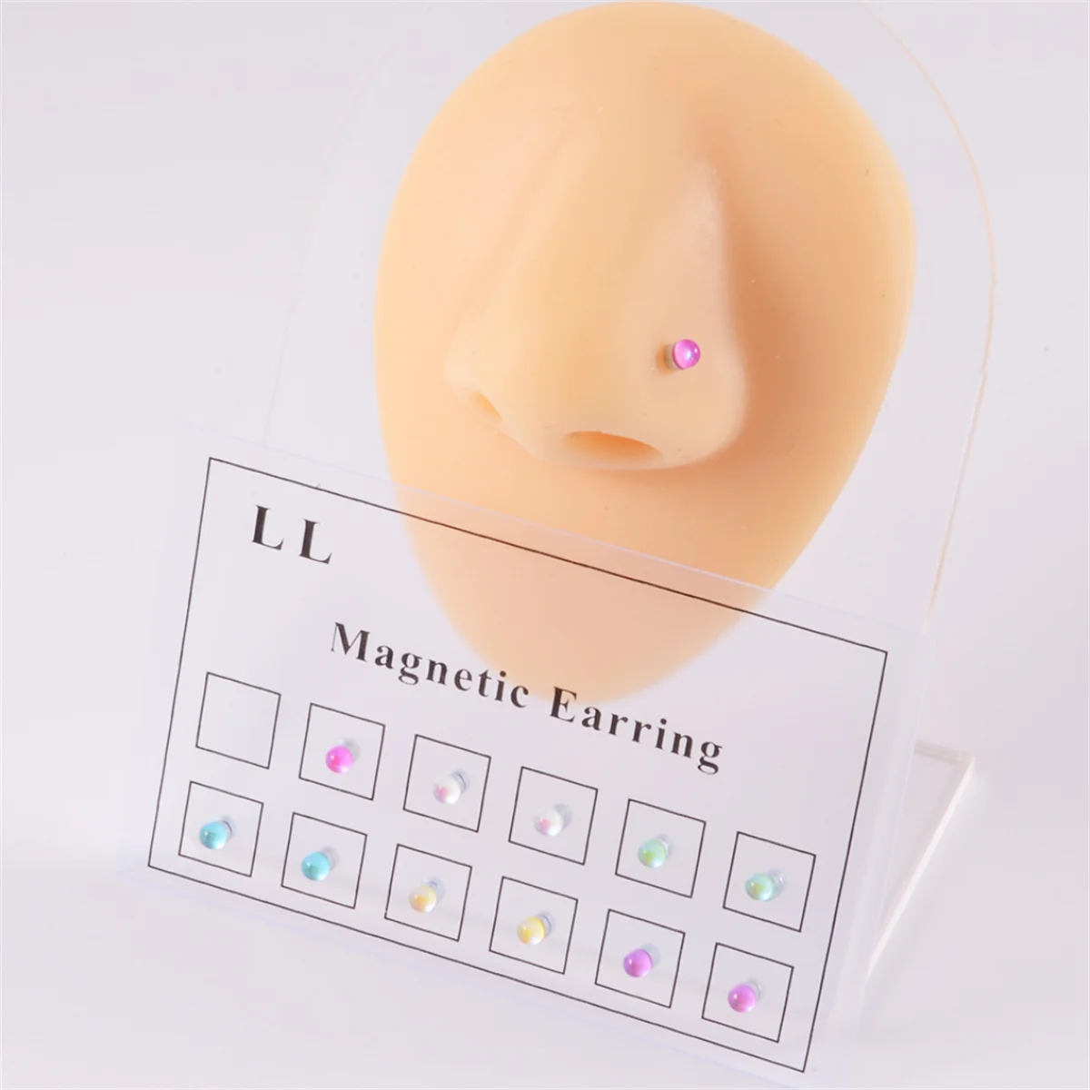 Drip Oil No Hole Nose Stud Color Nose Stud Fake Nose