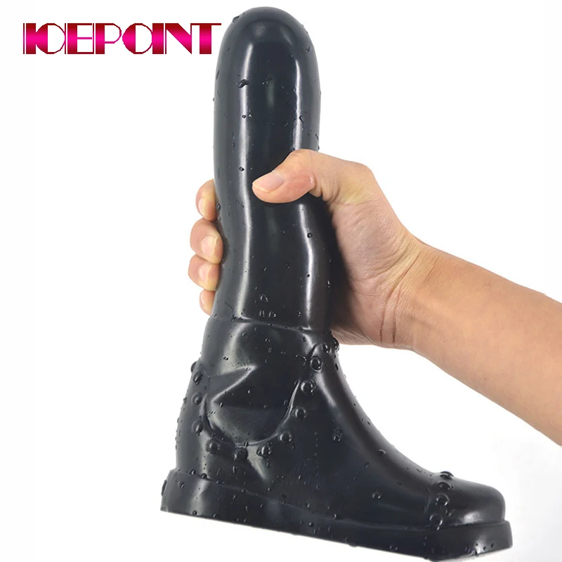Big Anal Plug Foot Martin Boots Design Thick Dildo Black Huge Penis Sextoys for Women Lesbian Flirting Toy Sex Shop