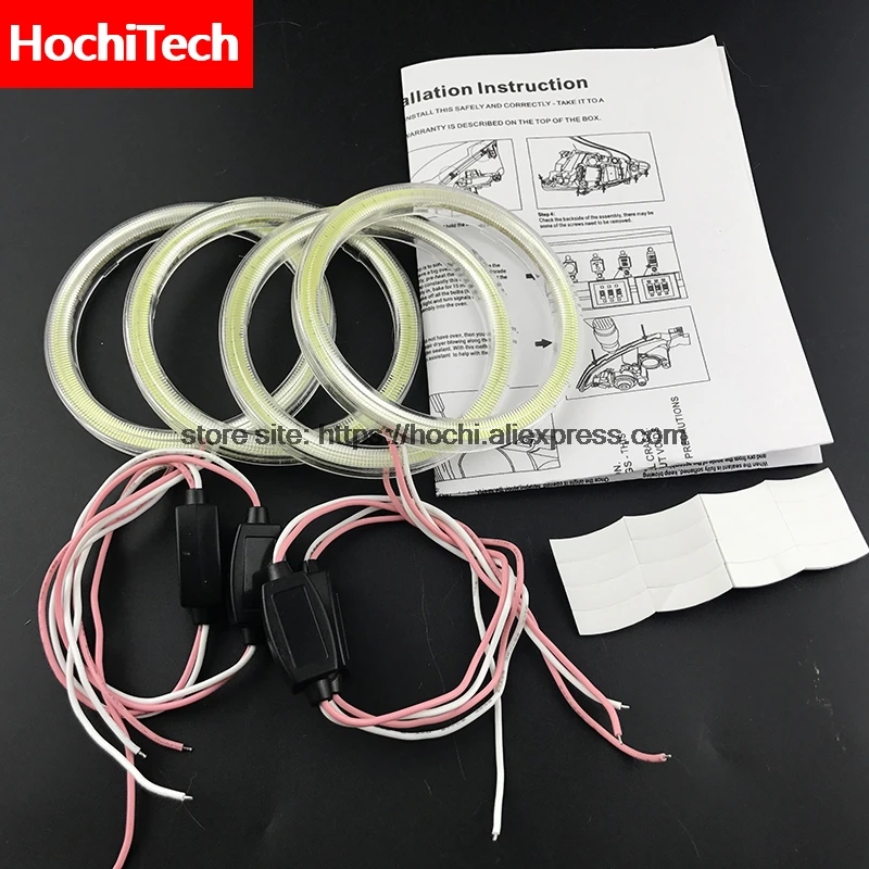 Для Infiniti FX QX70 FX35 FX37 FX50 2009-2013 COB Led дневной свет Белый Halo Cob Led angel eyes кольцо без ошибок ультра яркий
