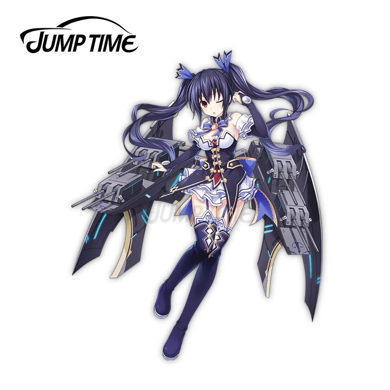Jump Time 13 x 10.6cm For Azur Lane Neptunia Noire Anime Waifu Car Stickers Personality Motorcycle Windows Decal Assessoires | Автомобили
