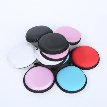 

1 Pcs Mini Cute Portable Hard Headphone Case Earbuds USB Cable Storage Organizer Pouch Box For Earphone Case SD TF Cards