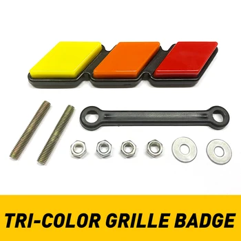 

Tri-color 3 Grille Badge Emblem for Toyota Tacoma 4Runner Tundra Auris Avensis Camry Celica Corolla Fortuner Hilux Accessories