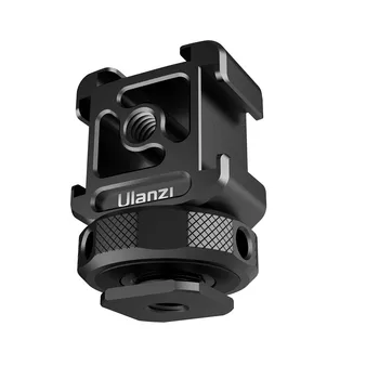 

Ulanzi Triple Cold Shoes Bracket Mount DSLR Mirroeless Camera Sports Action Camera Microphone Extension Mount Photo Studio kits