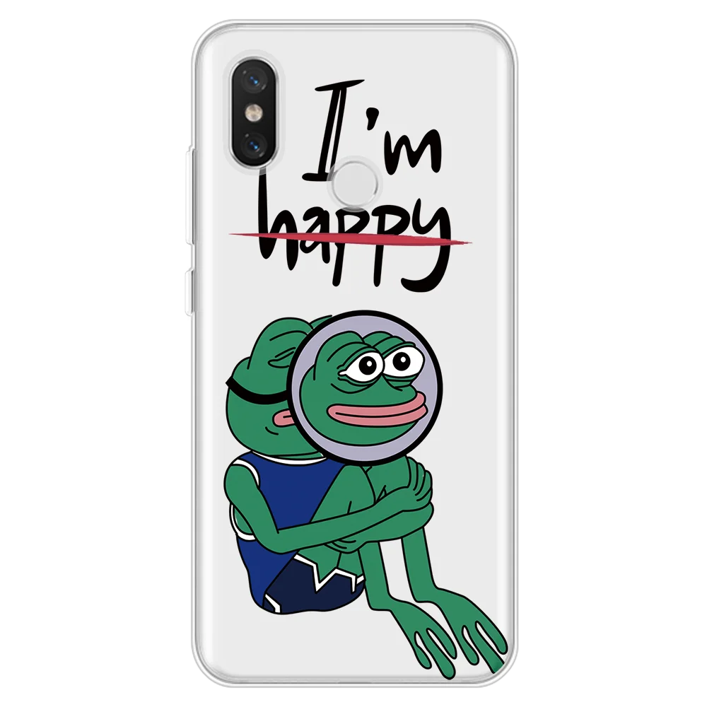 Pepe мягкий чехол для телефона из ТПУ с замерами грустная лягушка Xiaomi Mi A3 9 8 9T Note 10 Pro