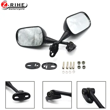 

1pair Motorcycle Side Mirror Machined Round Chopper Rearview Mirrors for Honda CBR600 F4/F4i CBR600RR 1999 2000 2001 2002-2006