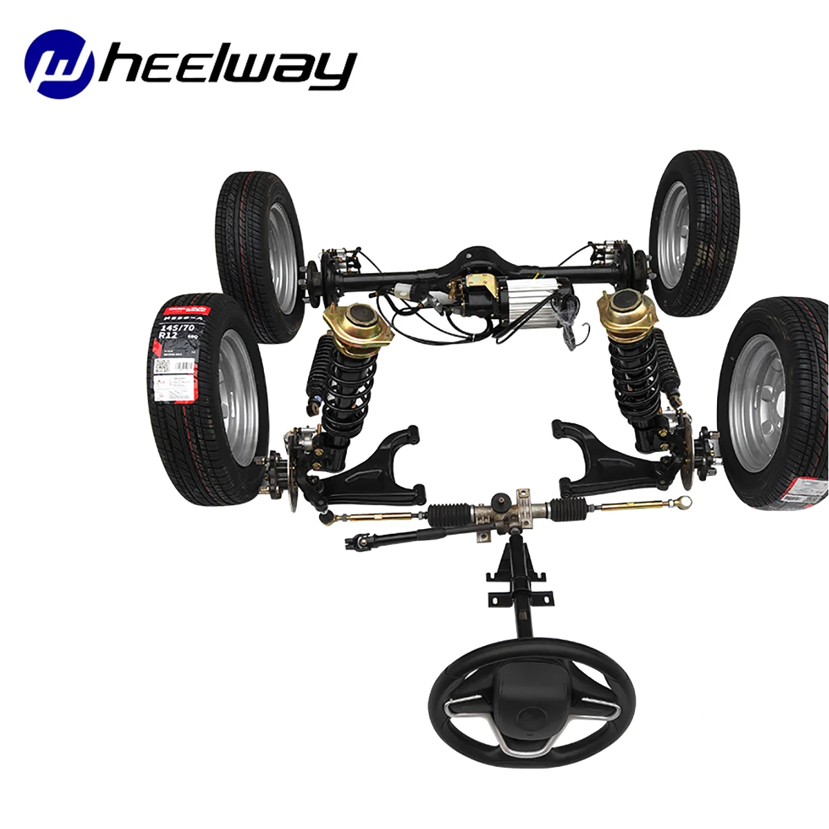 2500W motor electric four wheel drive assembly independent suspension