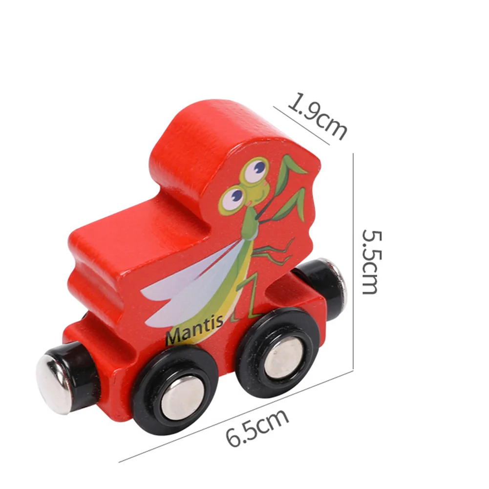 Carros de Trem Mesmo para as Crianças Presentes de Natal Número Alfabeto Animal Mini Magnético Educação Matemática Crianças Brinquedo Carro Faça Você 27 Pçs - Set 23 Brinquedo Mini Carro DIY Para As Crianças Presentes de Natal